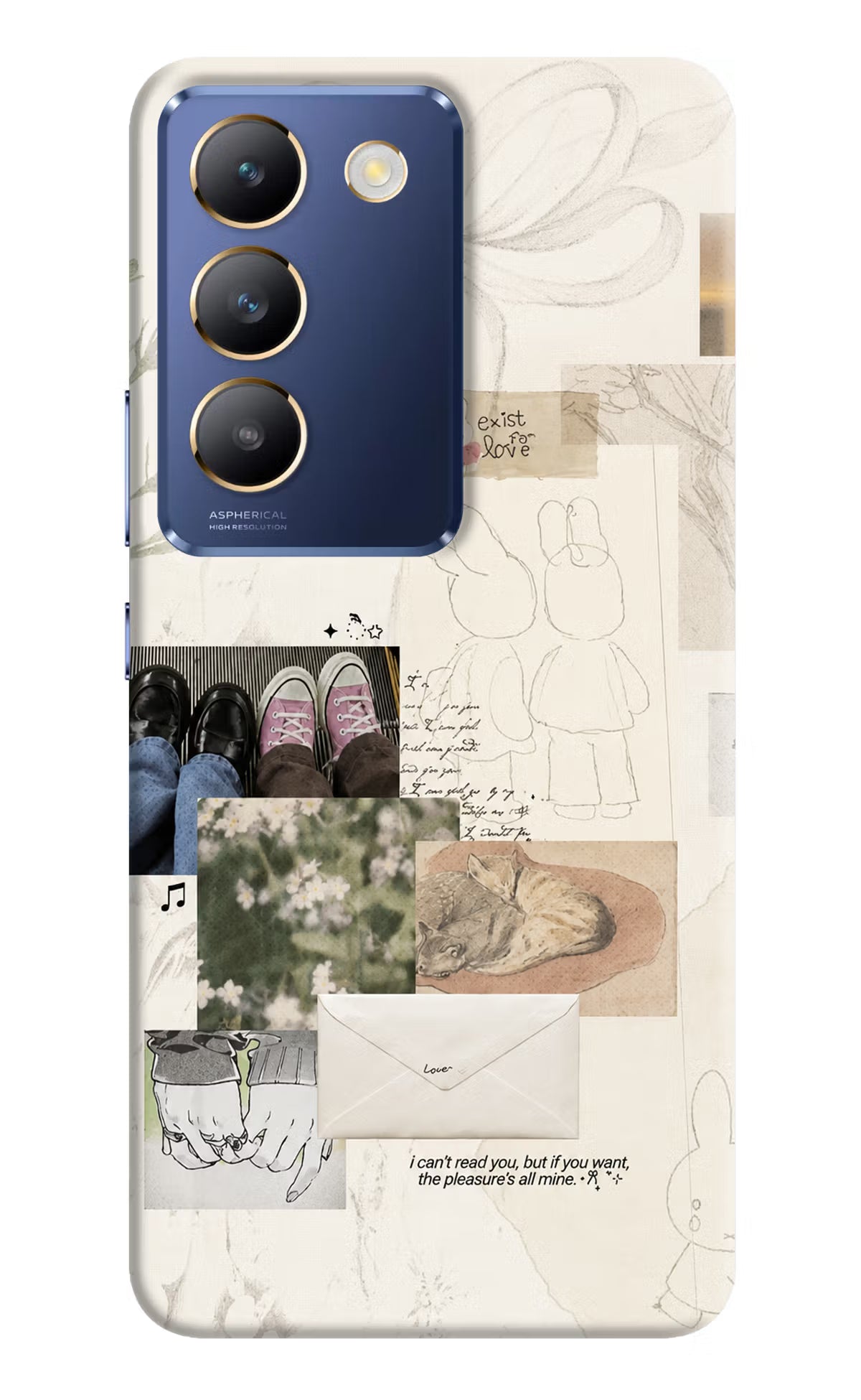 Soft Aesthetic Vivo Y200E 5G/T3 5G Back Cover