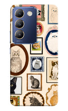 Mirror Cats Vivo Y200E 5G/T3 5G Hard Case Back Cover by Casekaro