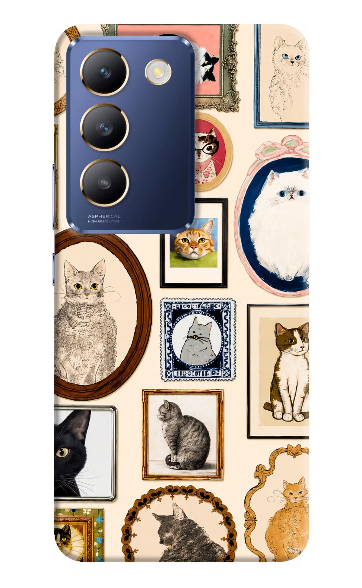 Mirror Cats Vivo Y200E 5G/T3 5G Back Cover