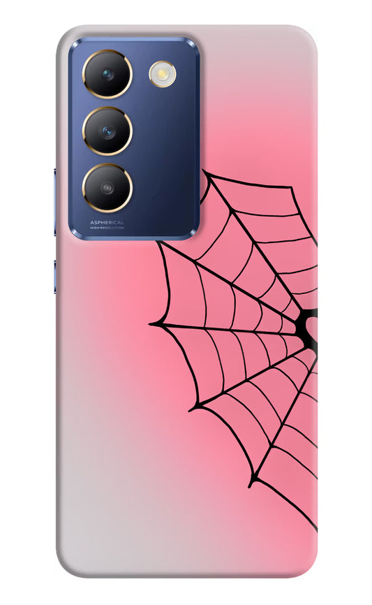 Pink Web Vivo Y200E 5G/T3 5G Hard Case Back Cover by Casekaro