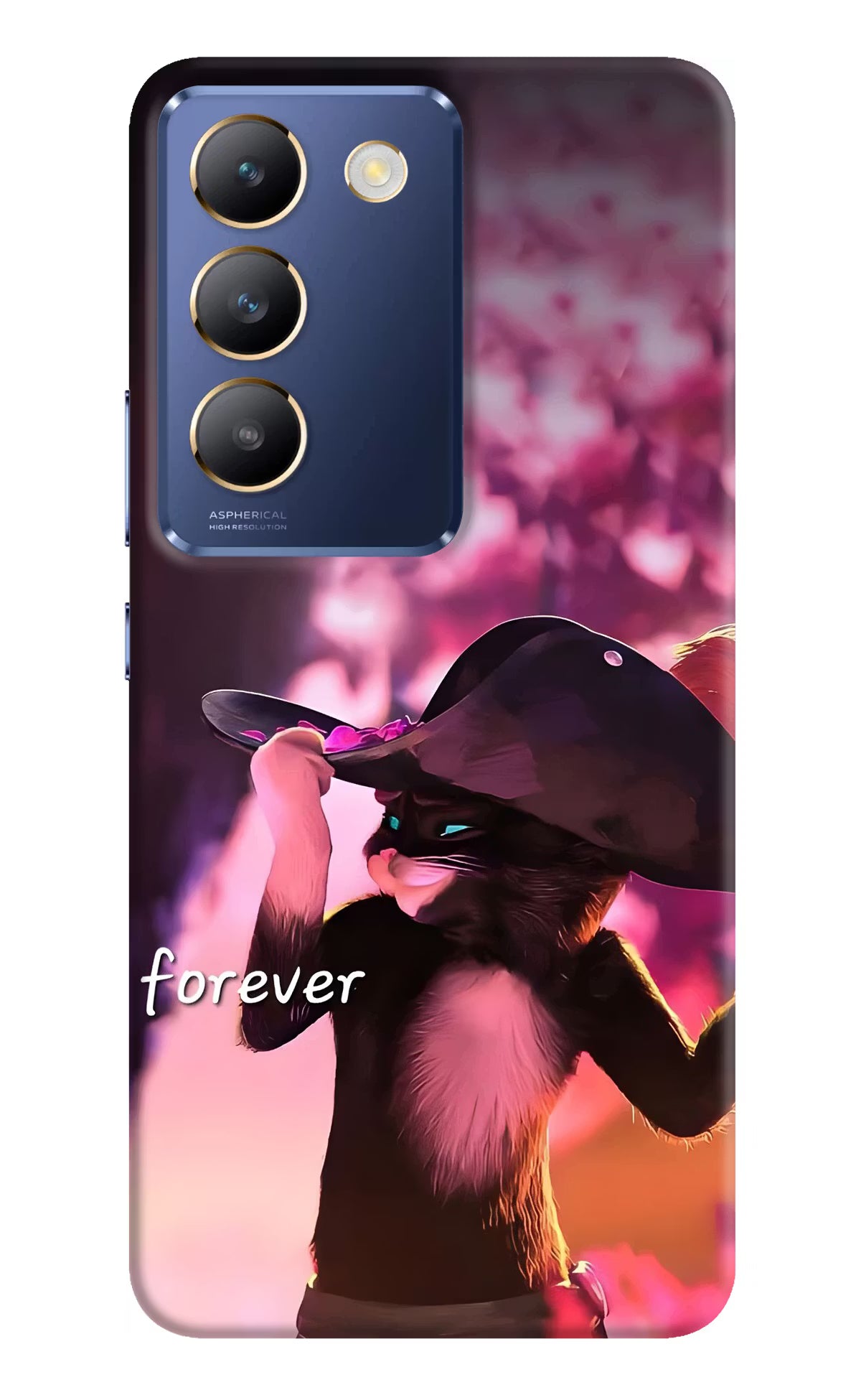 Forever Cat Vivo Y200E 5G/T3 5G Back Cover