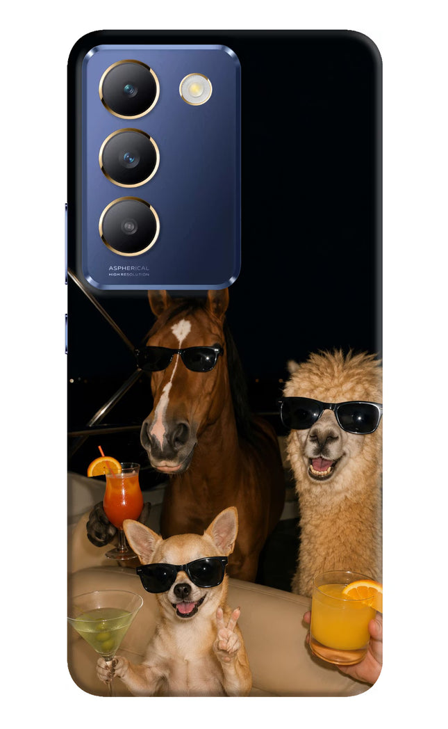 Party Squad Vivo Y200E 5G/T3 5G Hard Case Back Cover by Casekaro