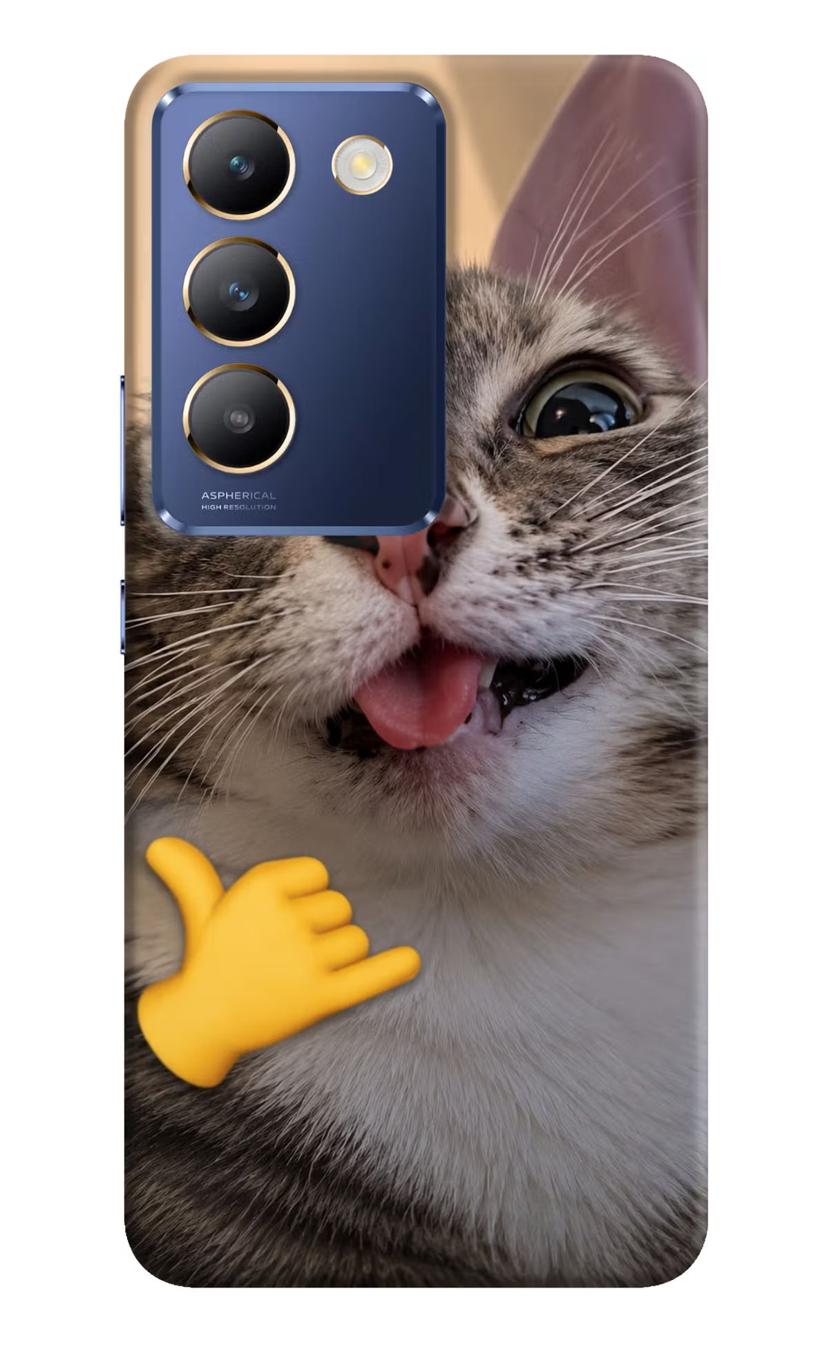 Silly Cat Call Vivo Y200E 5G/T3 5G Back Cover