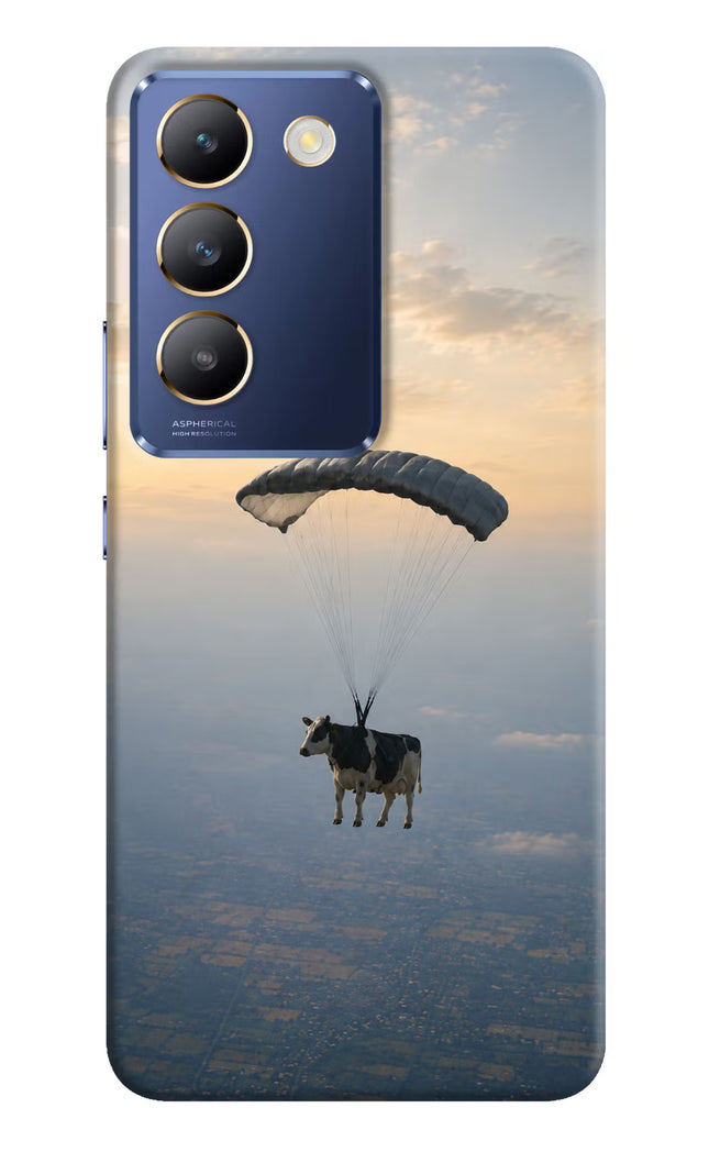 Skydiving Cow Vivo Y200E 5G/T3 5G Hard Case Back Cover by Casekaro