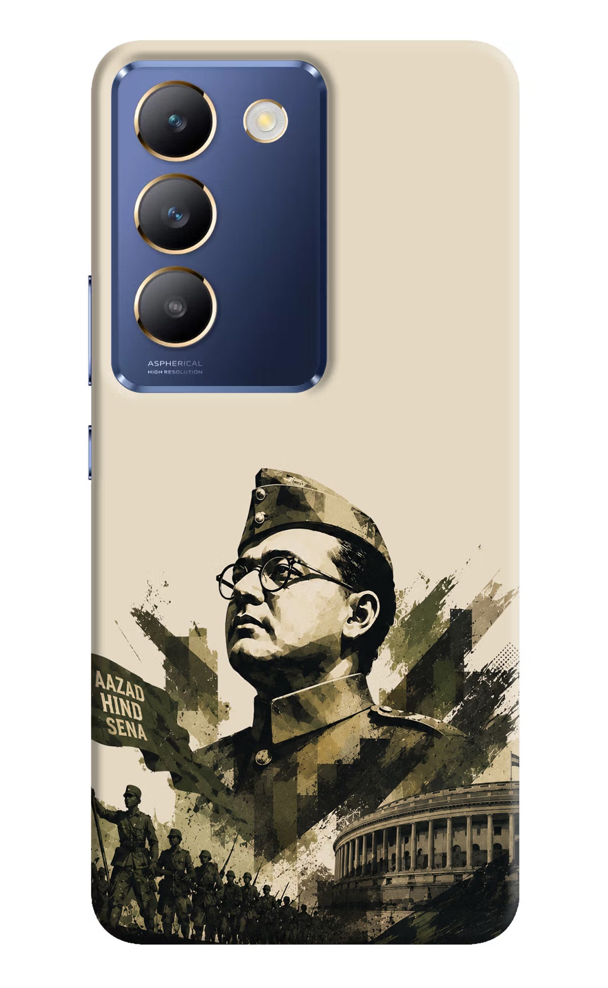 Netaji Rising Vivo Y200E 5G/T3 5G Back Cover