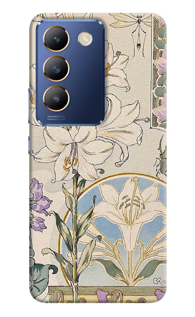 White Lily Vivo Y200E 5G/T3 5G Hard Case Back Cover by Casekaro