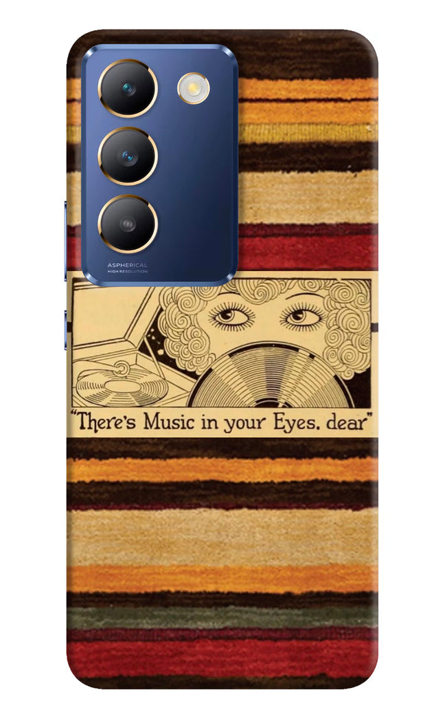 Vinyl Stripes Vivo Y200E 5G/T3 5G Hard Case Back Cover by Casekaro