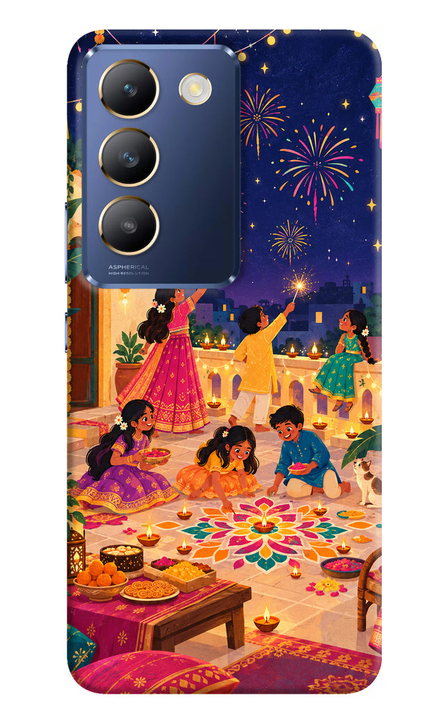 Diwali Night Vivo Y200E 5G/T3 5G Hard Case Back Cover by Casekaro