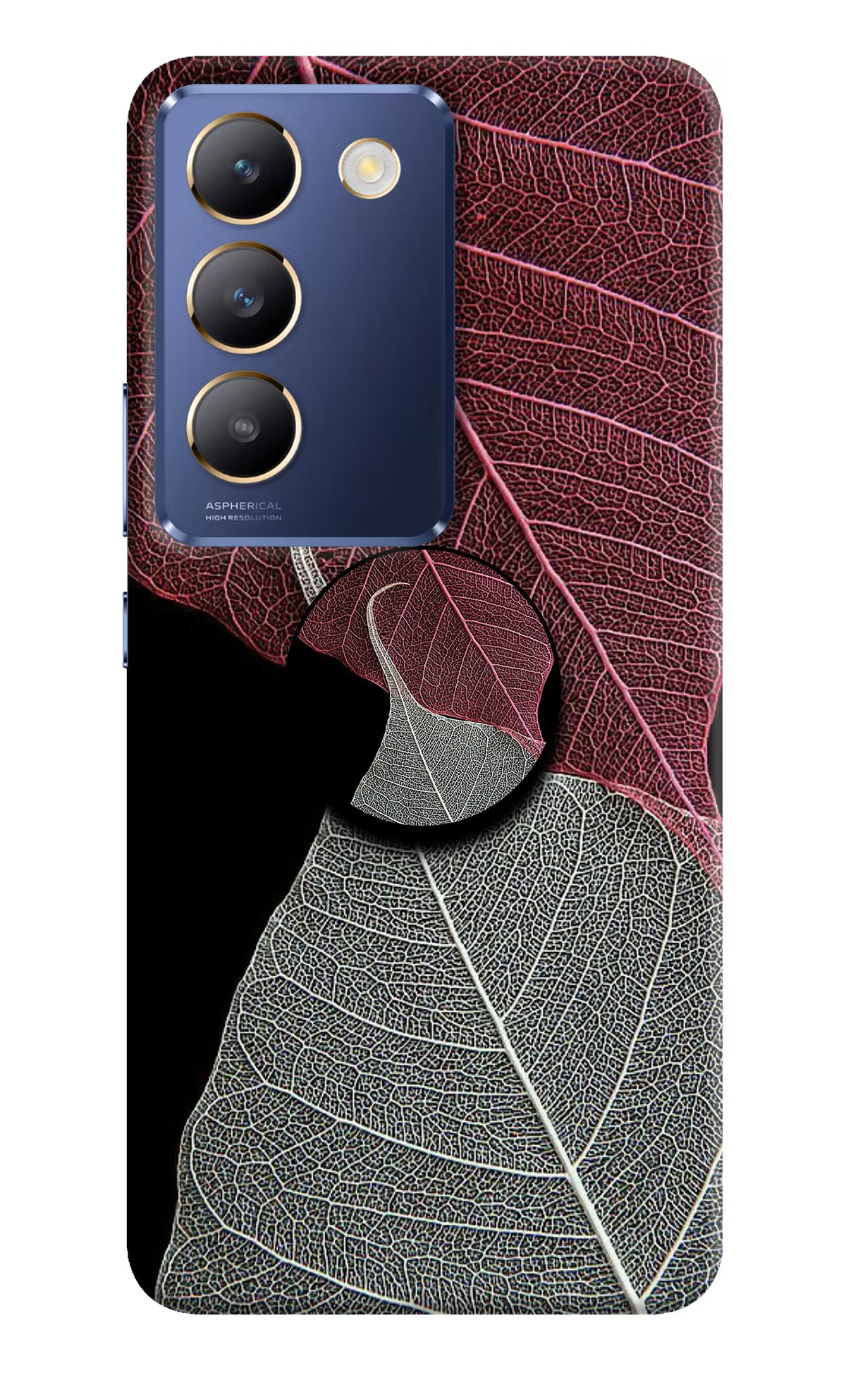 Leaf Pattern Vivo Y200E 5G/T3 5G Pop Case by Casekaro