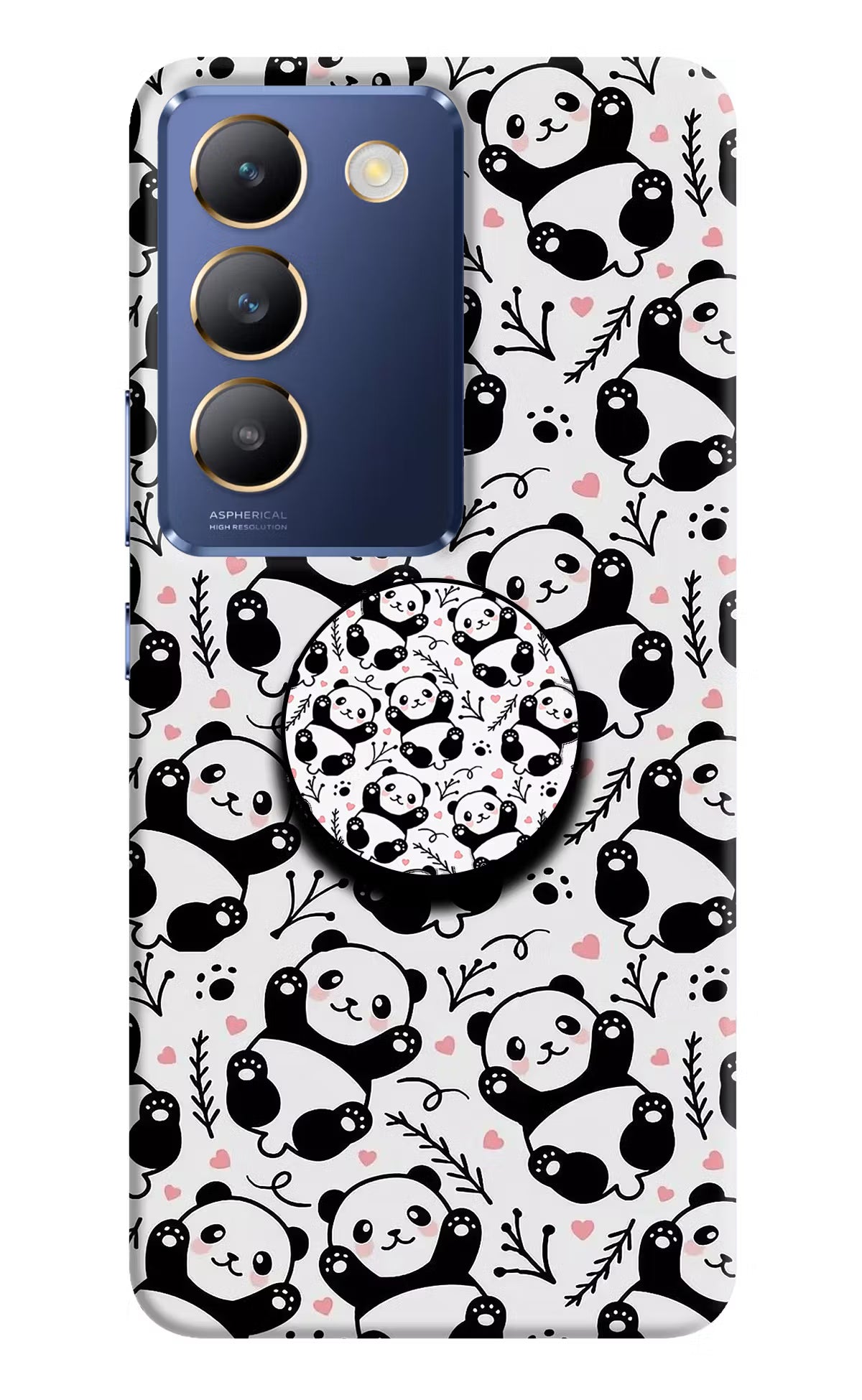 Cute Panda Vivo Y200E 5G/T3 5G Pop Case by Casekaro