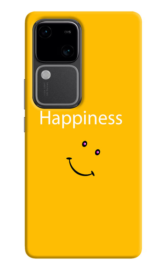 Happiness With Smiley Vivo V30 5G Hard Case Back Cover by Casekaro