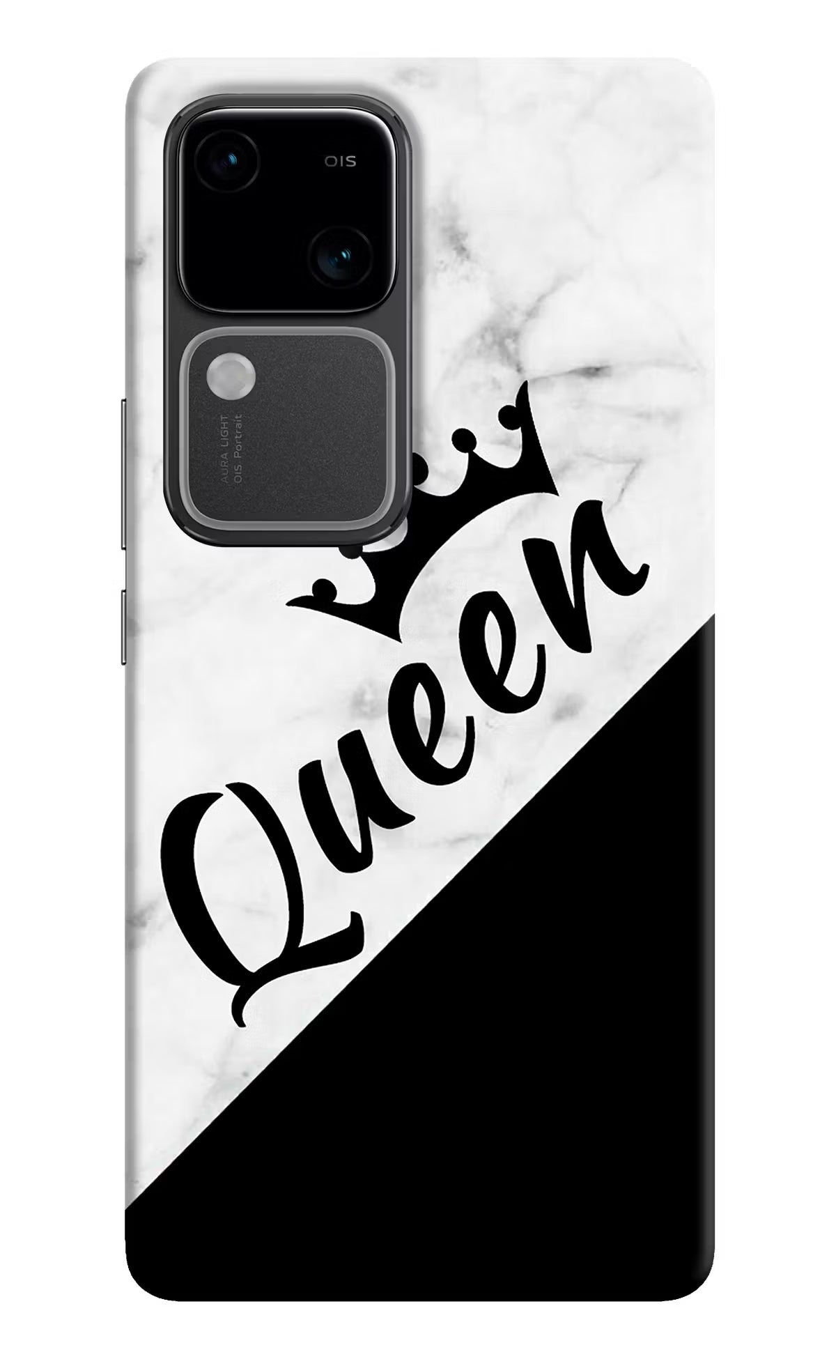 Queen Vivo V30 5G Hard Case Back Cover by Casekaro