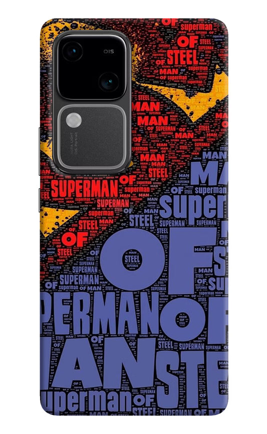 Superman Vivo V30 5G Hard Case Back Cover by Casekaro