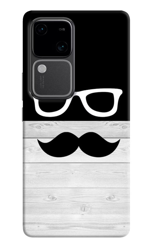 Mustache Vivo V30 5G Hard Case Back Cover by Casekaro