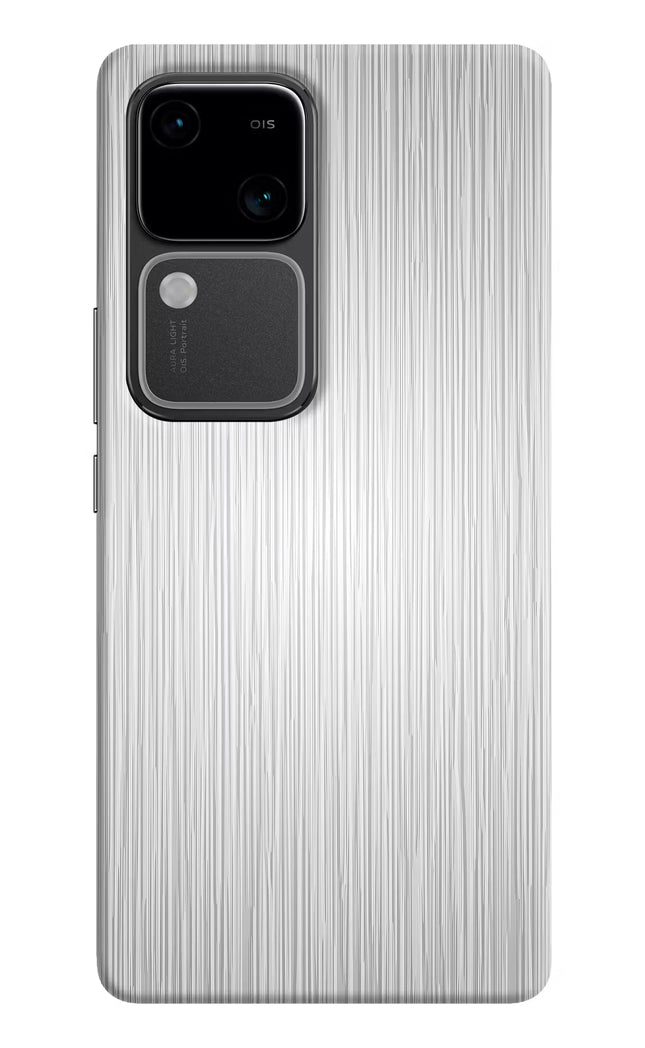 Wooden Grey Texture Vivo V30 5G Hard Case Back Cover by Casekaro
