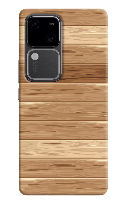 Wooden Vector Vivo V30 5G Hard Case Back Cover by Casekaro