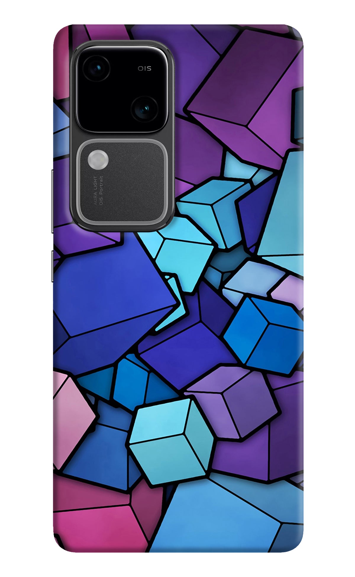 Cubic Abstract Vivo V30 5G Back Cover