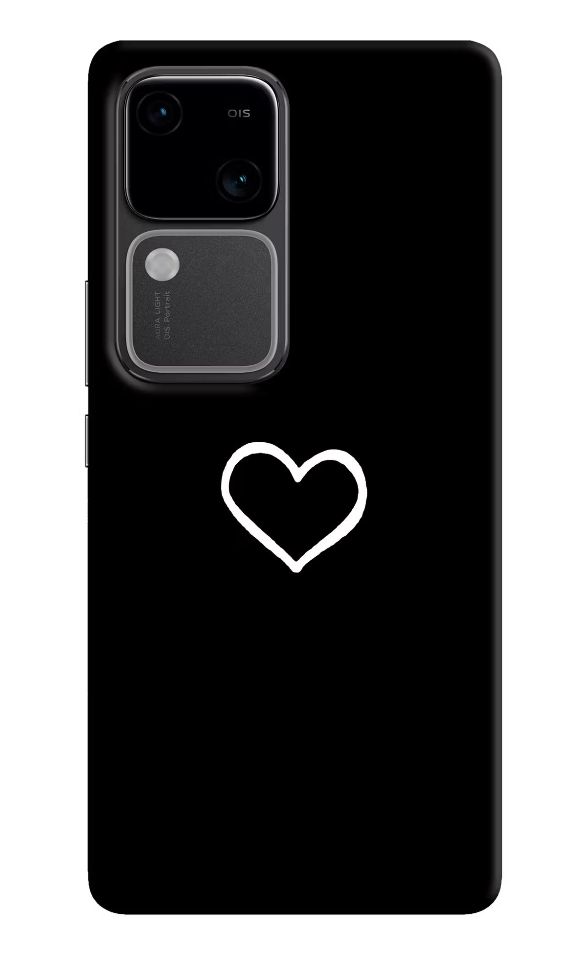 Heart Vivo V30 5G Hard Case Back Cover by Casekaro