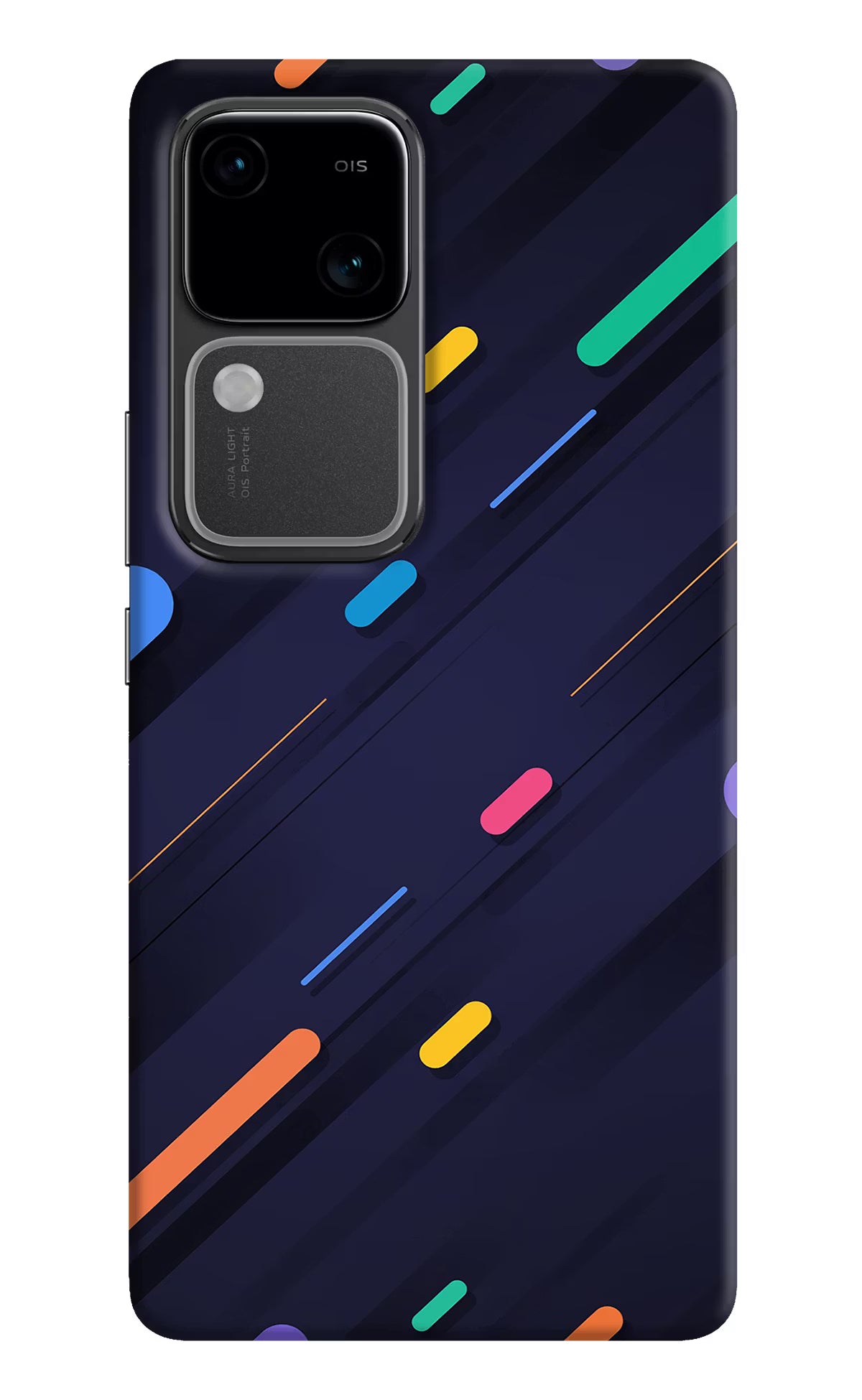 Abstract Design Vivo V30 5G Hard Case Back Cover by Casekaro