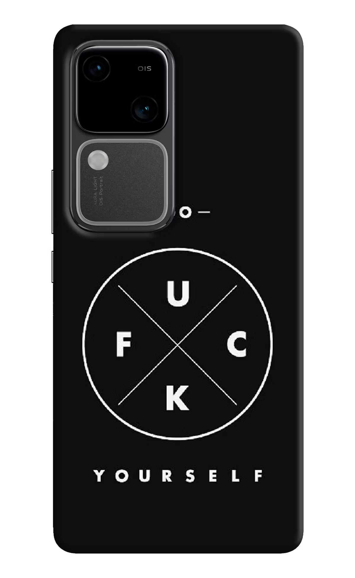 Go Fuck Yourself Vivo V30 5G Hard Case Back Cover by Casekaro