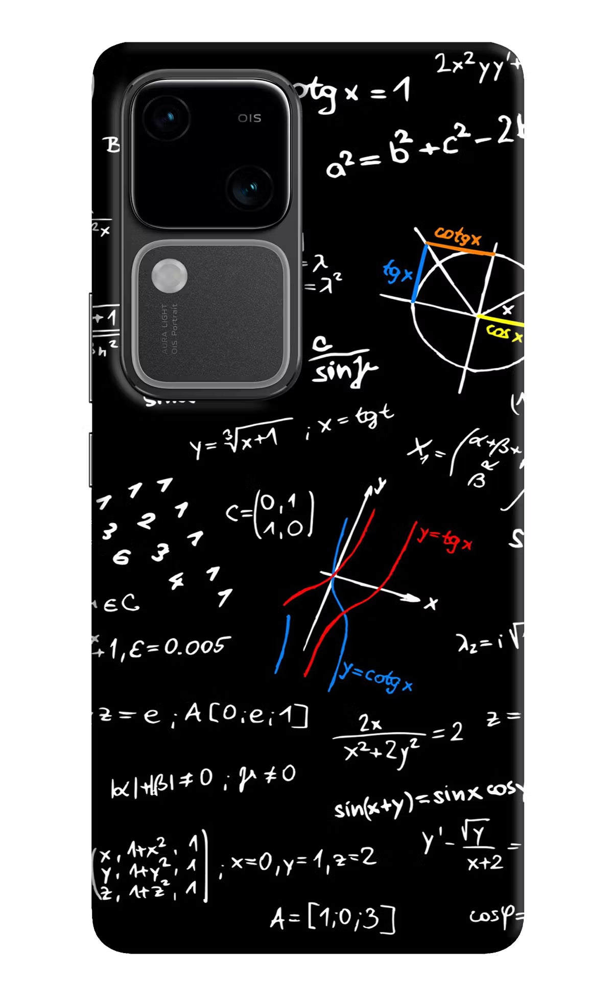 Mathematics Formula Vivo V30 5G Hard Case Back Cover by Casekaro