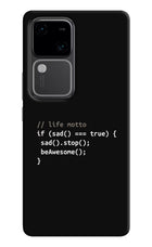 Life Motto Code Vivo V30 5G Hard Case Back Cover by Casekaro