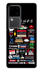FRIENDS Vivo V30 5G Hard Case Back Cover by Casekaro