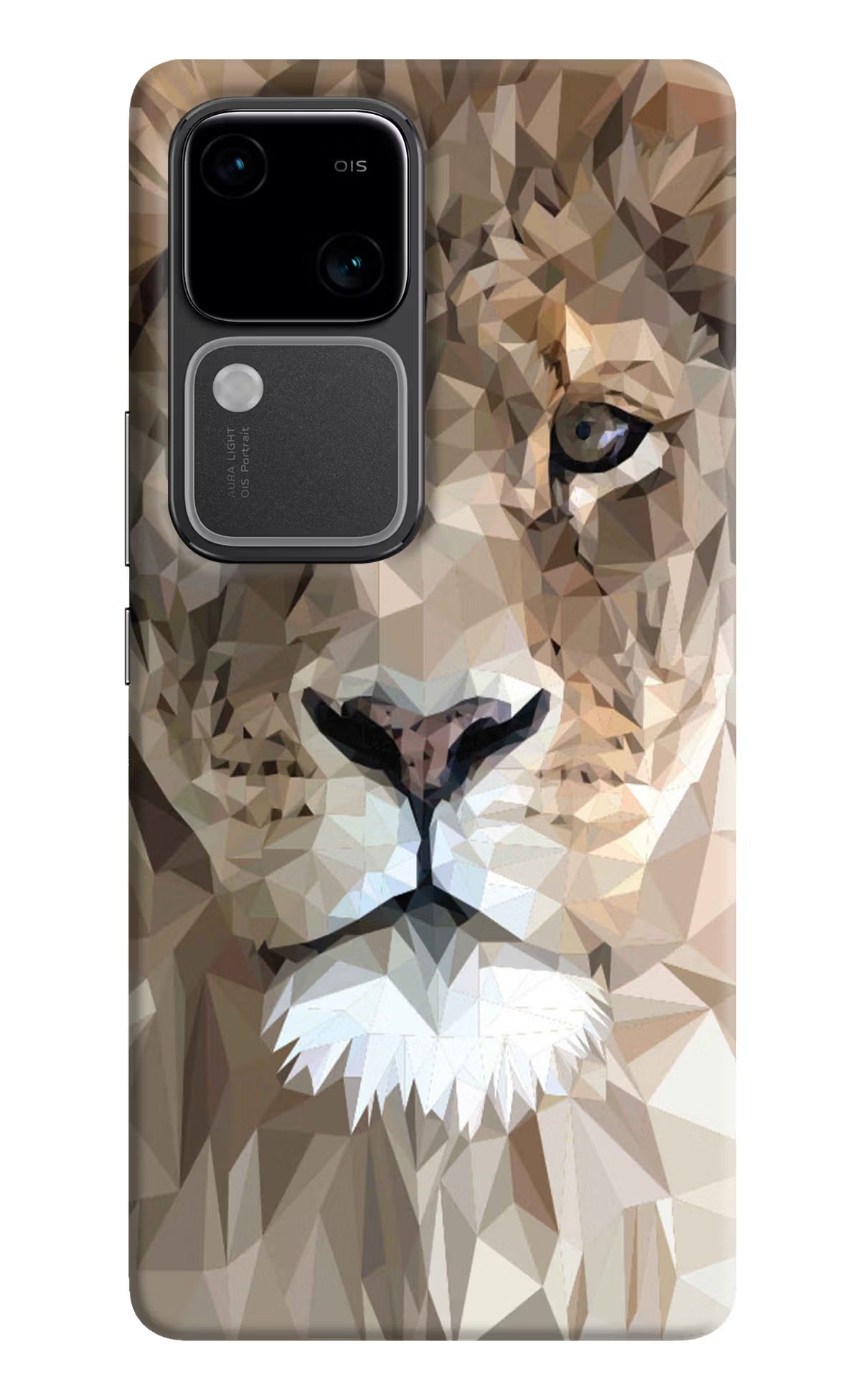 Lion Art Vivo V30 5G Hard Case Back Cover by Casekaro