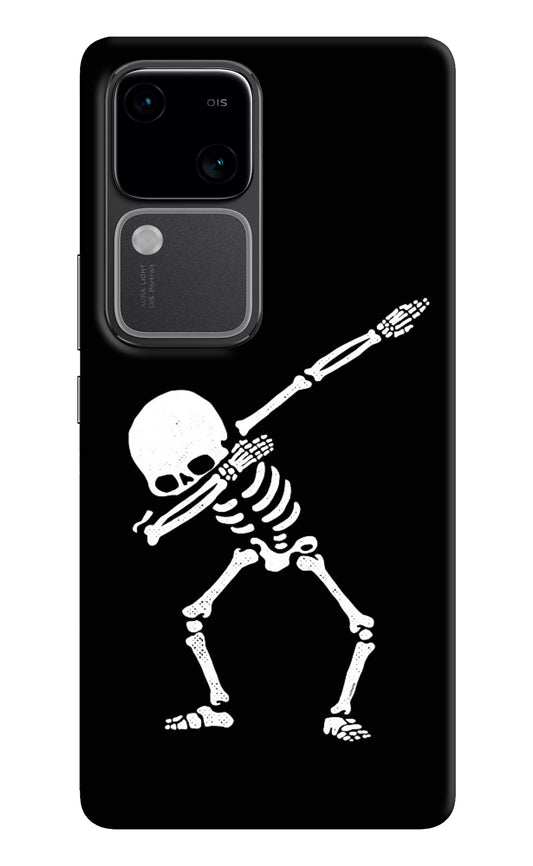 Dabbing Skeleton Art Vivo V30 5G Back Cover