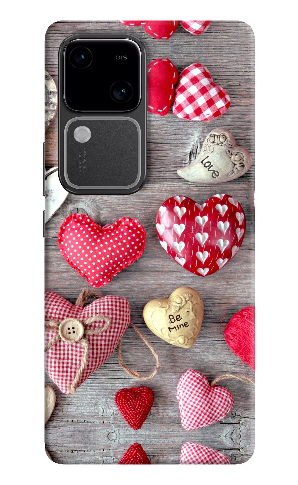 Love Wallpaper Vivo V30 5G Hard Case Back Cover by Casekaro