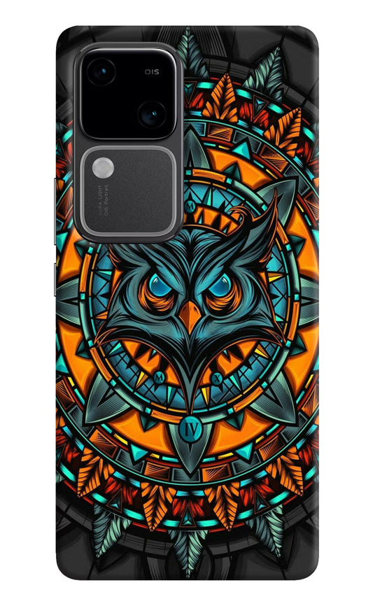 Angry Owl Art Vivo V30 5G Hard Case Back Cover by Casekaro