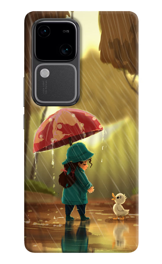 Rainy Day Vivo V30 5G Hard Case Back Cover by Casekaro