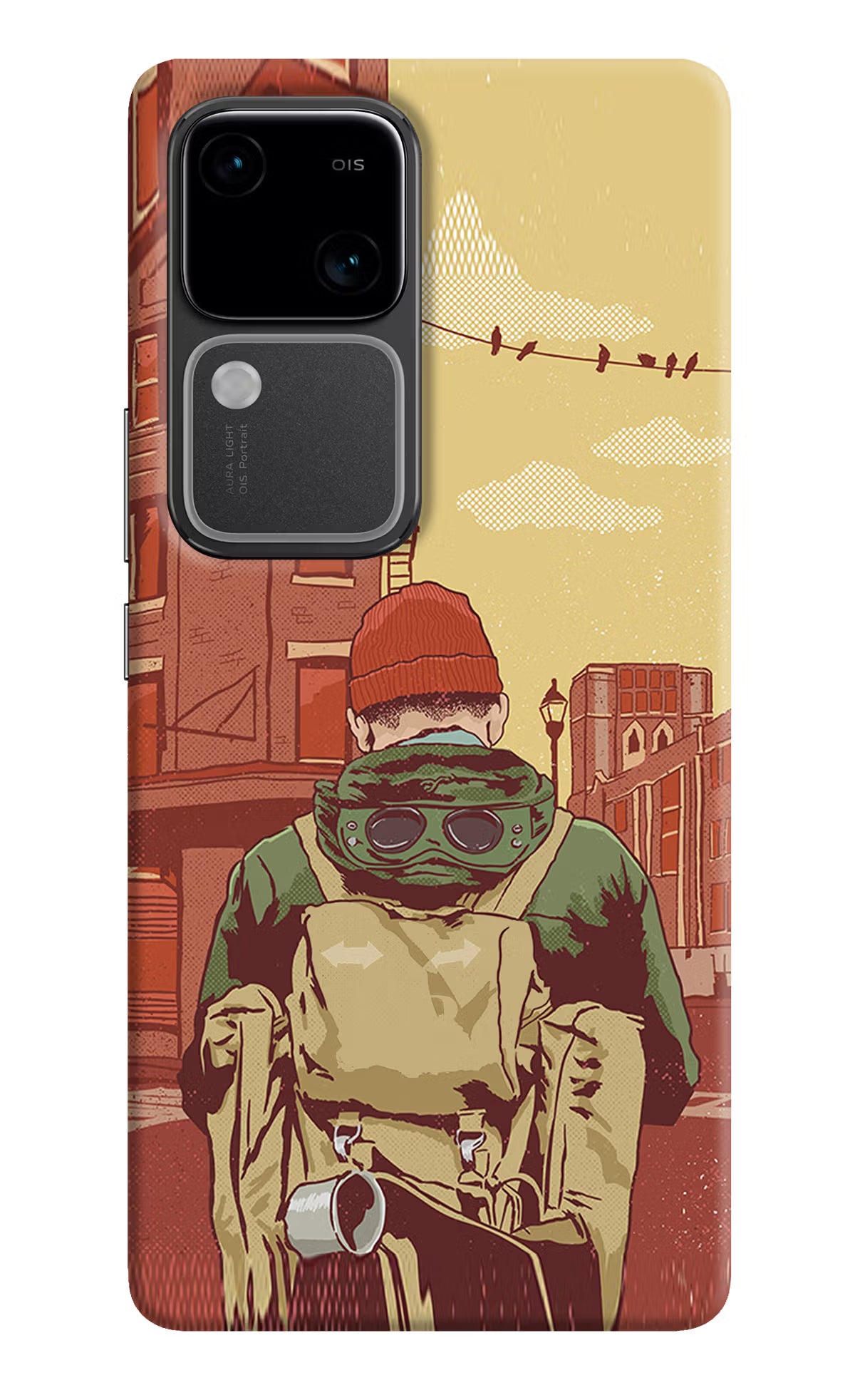 Adventurous Vivo V30 5G Hard Case Back Cover by Casekaro