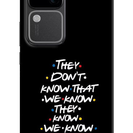FRIENDS Dialogue Vivo V30 5G Hard Case Back Cover by Casekaro