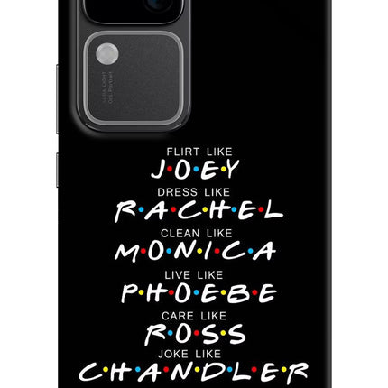 FRIENDS Character Vivo V30 5G Hard Case Back Cover by Casekaro