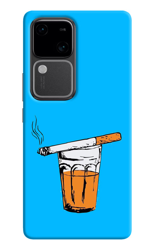 Chai Sutta Vivo V30 5G Hard Case Back Cover by Casekaro