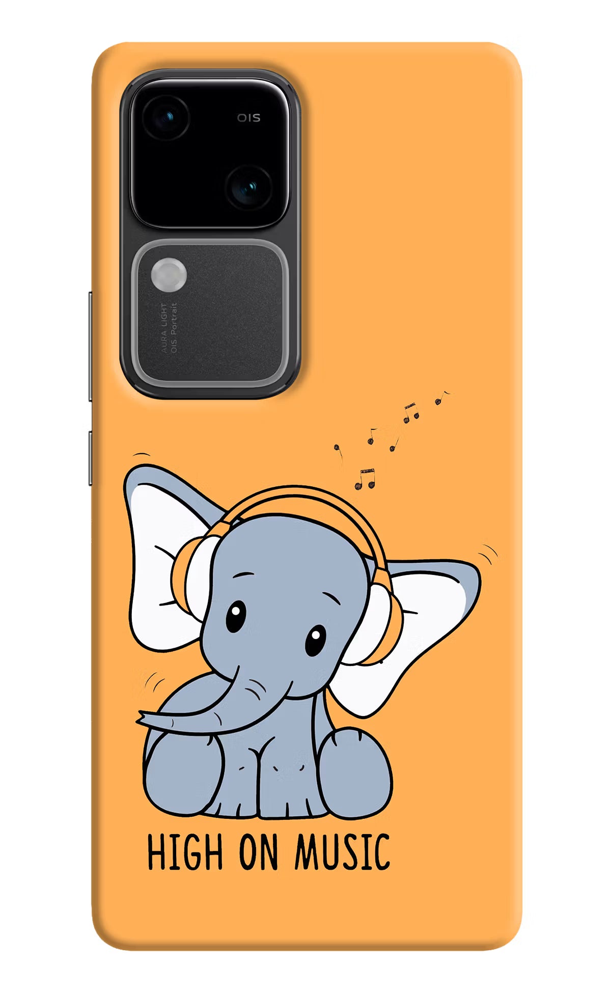 High On Music Vivo V30 5G Hard Case Back Cover by Casekaro