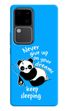 Keep Sleeping Vivo V30 5G Hard Case Back Cover by Casekaro