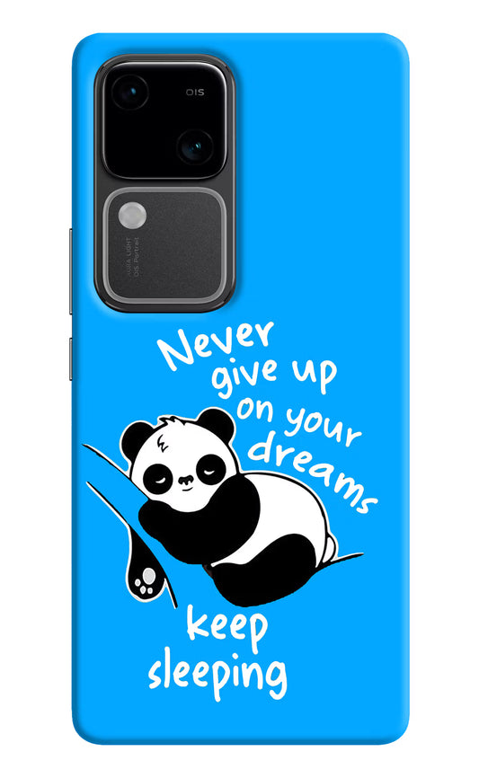 Keep Sleeping Vivo V30 5G Hard Case Back Cover by Casekaro