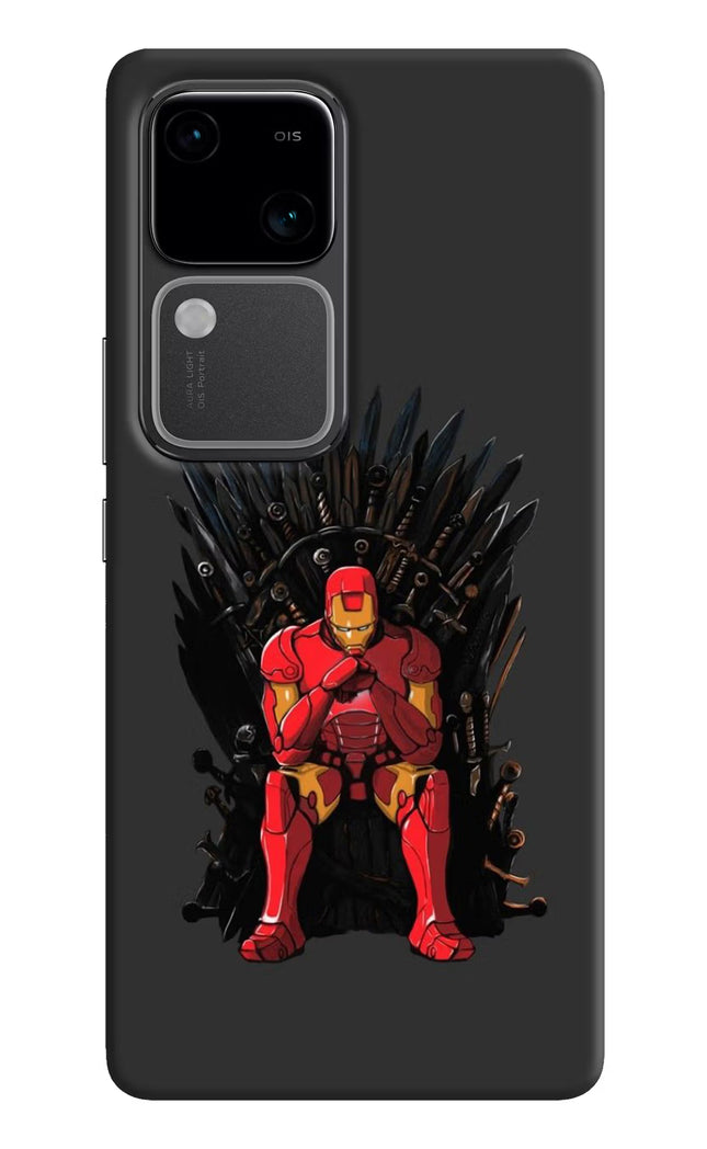 Ironman Throne Vivo V30 5G Hard Case Back Cover by Casekaro