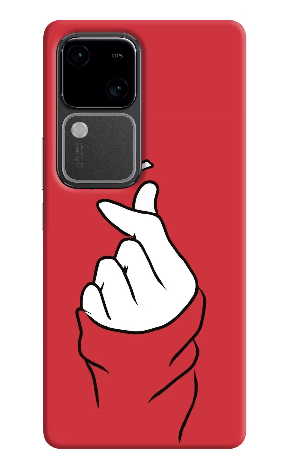 Korean Love Sign Vivo V30 5G Hard Case Back Cover by Casekaro