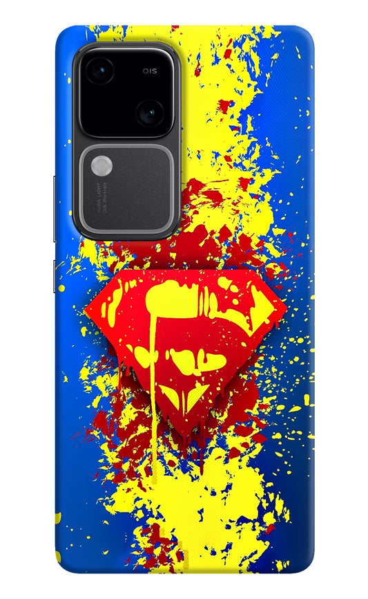 Superman logo Vivo V30 5G Back Cover