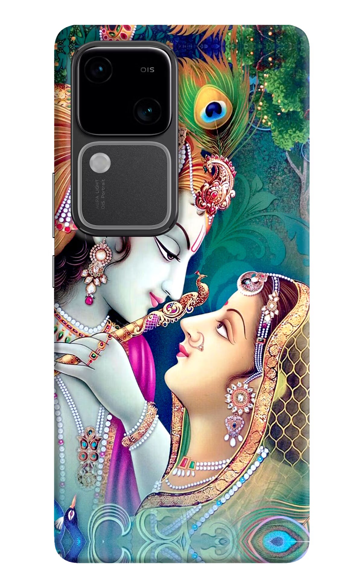 Lord Radha Krishna Vivo V30 5G Hard Case Back Cover by Casekaro