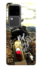 Ride More Worry Less Vivo V30 5G Hard Case Back Cover by Casekaro
