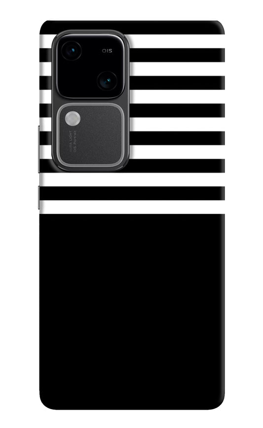 Black and White Print Vivo V30 5G Back Cover