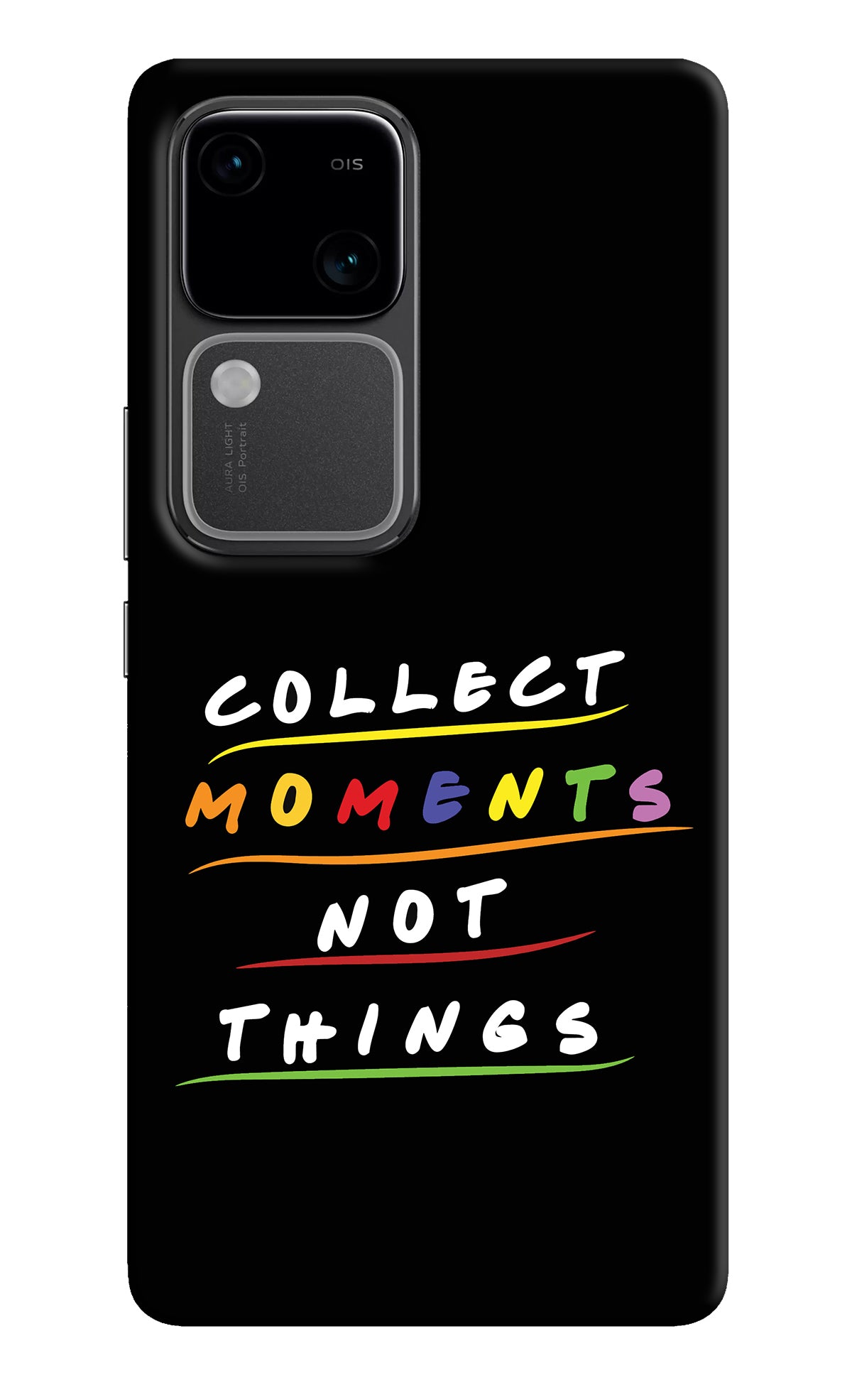 Collect Moments Not Things Vivo V30 5G Back Cover