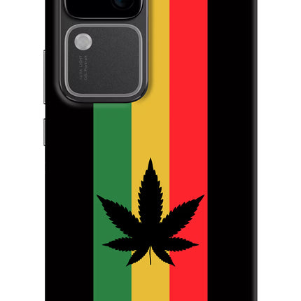 Weed Flag Vivo V30 5G Hard Case Back Cover by Casekaro