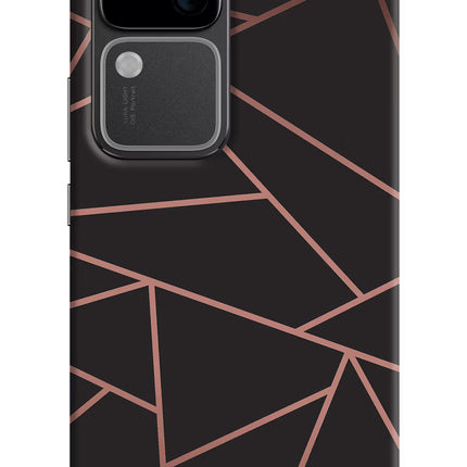 Geometric Pattern Vivo V30 5G Hard Case Back Cover by Casekaro