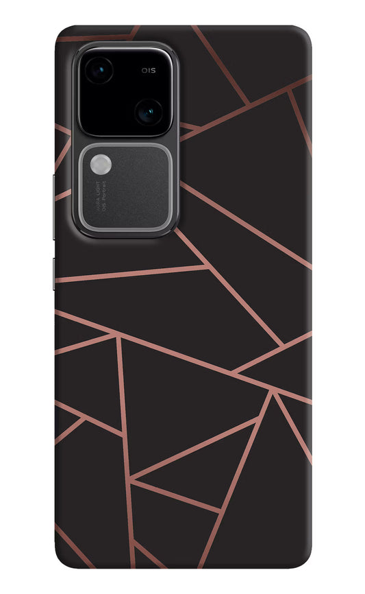 Geometric Pattern Vivo V30 5G Hard Case Back Cover by Casekaro