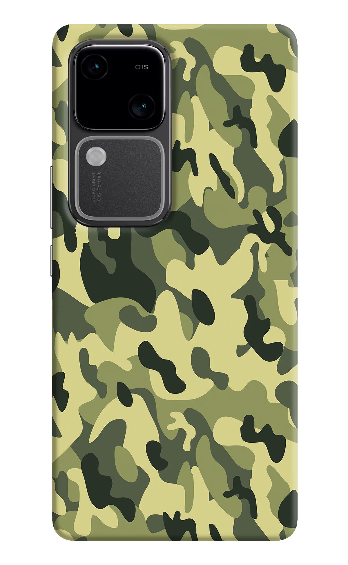 Camouflage Vivo V30 5G Hard Case Back Cover by Casekaro